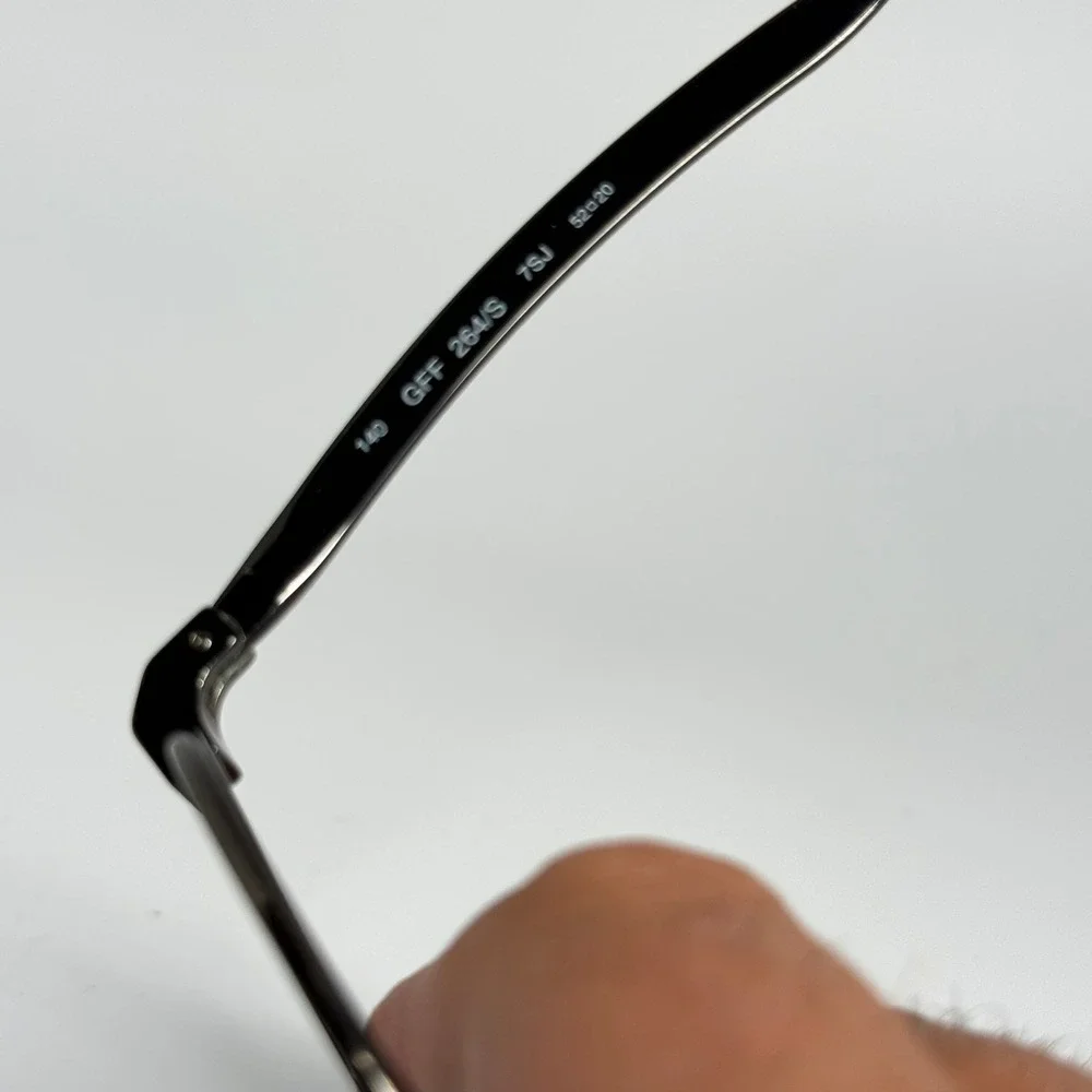 Gianfranco Ferre GFF 264/S Vintage Oval Eyeglasses Gunmetal‎ Italy 52-20-140